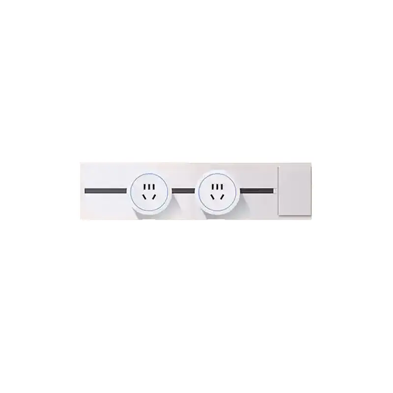 Aluminum alloy multifunctional mobile track conversion socket